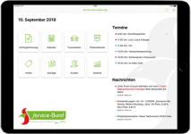eSales Beispiel: Servcebund Vertriebsapp